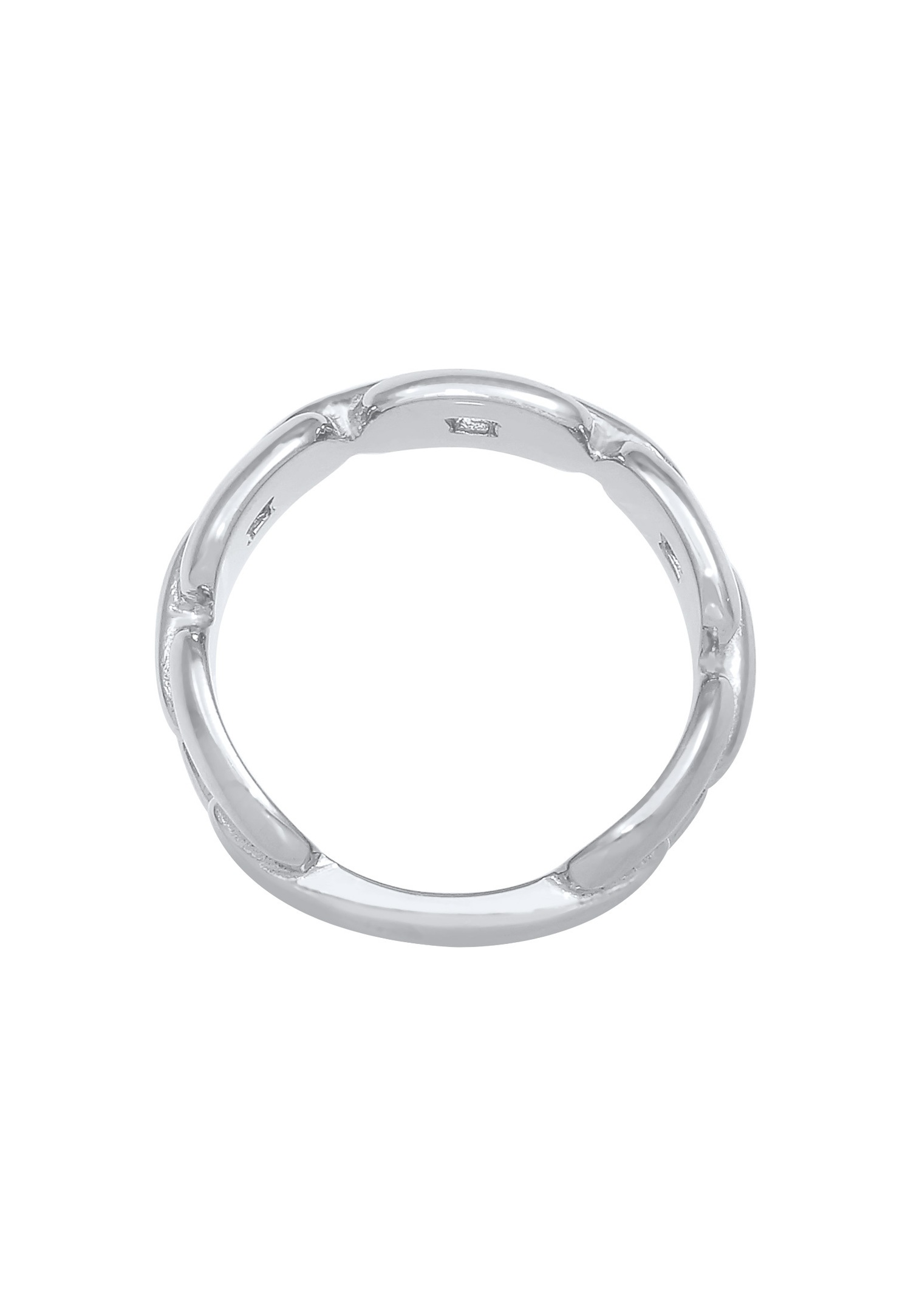 Elli Glieder Oval Chain Look 925 Silber