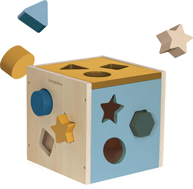 Quebra-cabeça educativo de madeira Petite&Mars Wood of Mars Gravity