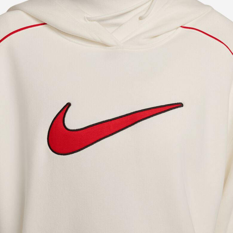 Pulôver esportivo oversized de lã com o logo da Swoosh
