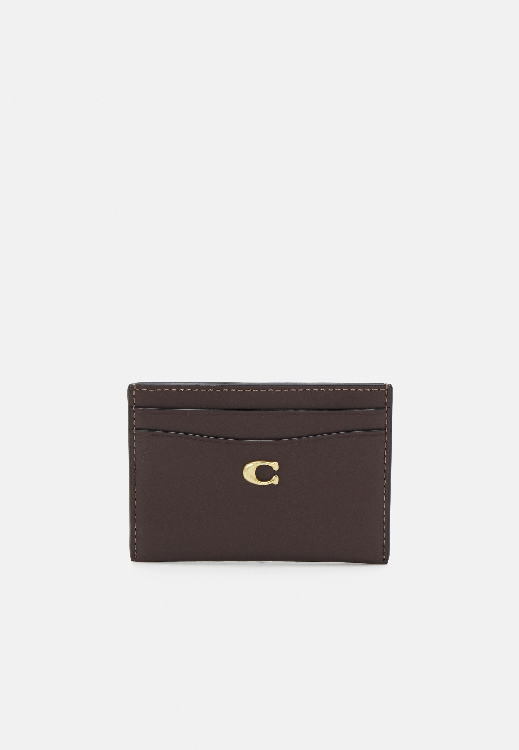 COACH ESSENTIAL CARD CASE - Maks - kļavas krāsa