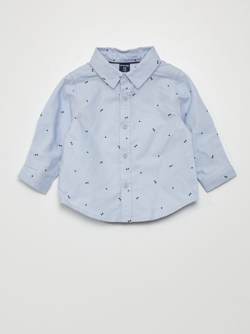 2-delige set bestaande uit een overall en een shirt - BLAUW