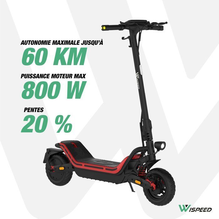 Electric Scooter - WISPEED - SUVPILOT 150 R - 800W max - 10