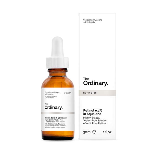 Retinol 0,2% szkvalánban The Ordinary| 30 ml