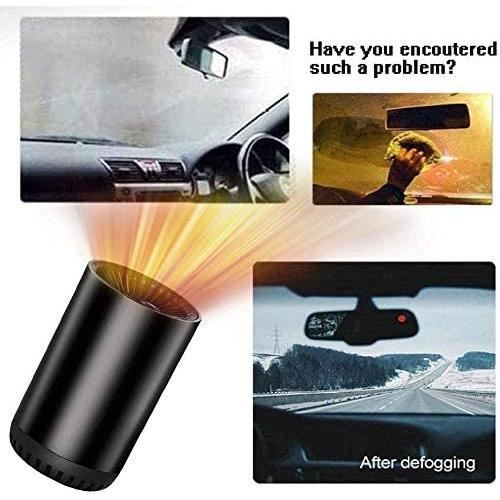 Calefactor portátil para coche, 12 V 150 W, calentamiento rápido con función de calefacción y refrigeración, antivaho para invierno A392