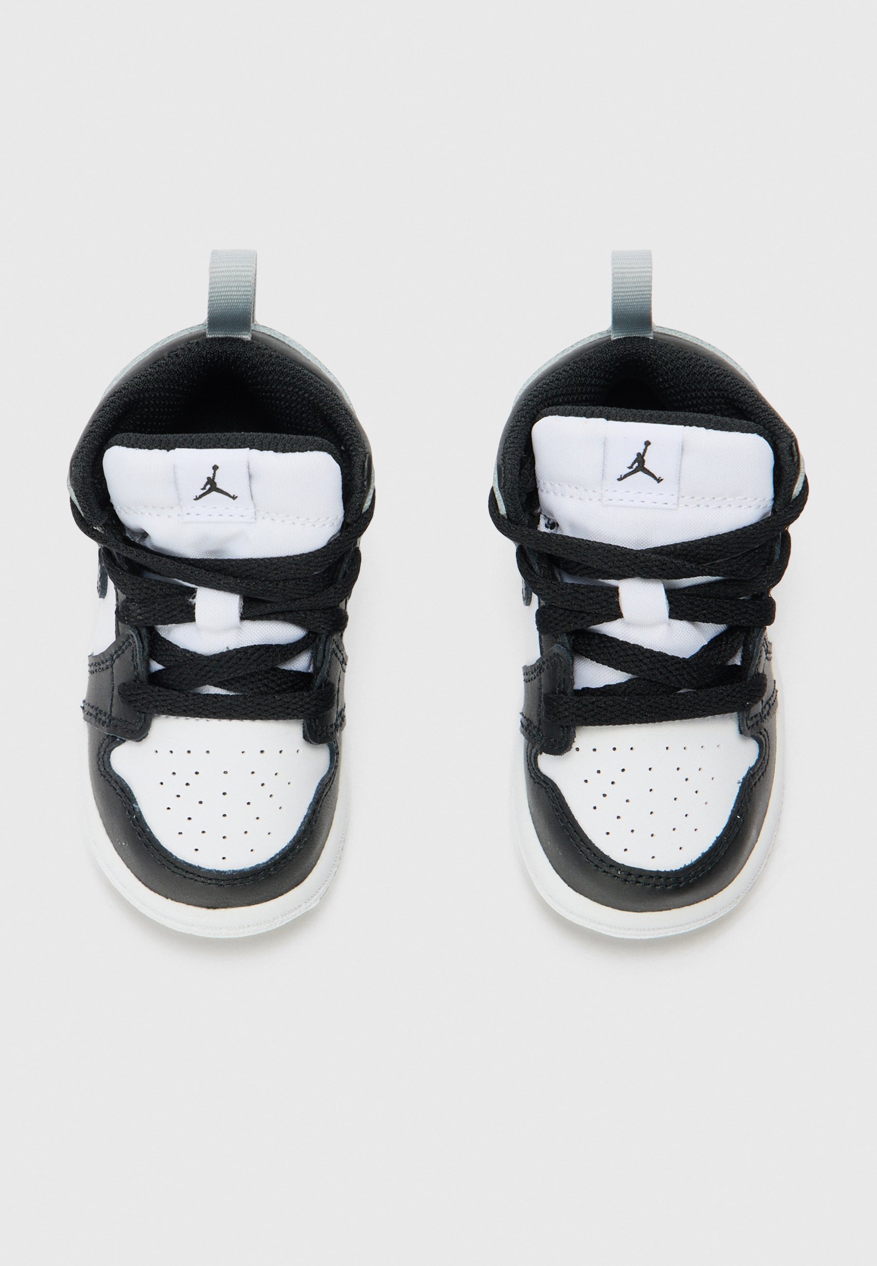 Jordan JORDAN 1 MID BT UNISEX - Hoge sneakers - wit/zwart/rookgrijs