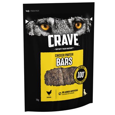 CRAVE Proteinbarer med kylling
