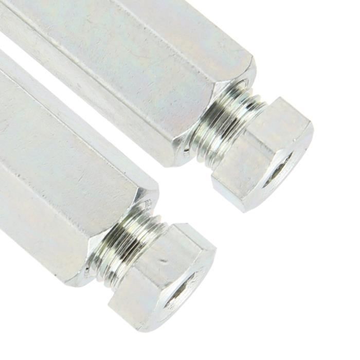 Conectores de manguera de freno Qiilu, racores para líneas de freno, conectores hembra para manguera de freno + kit para motocicleta