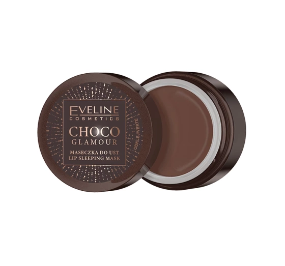 Eveline Cosmetics Choco Glamour maseczka do ust na noc 12 ml