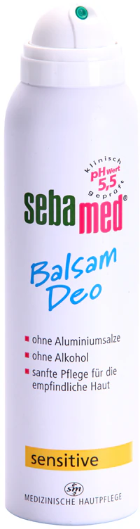 Sebamed Body Care Balsam Deo, alkoholfreies und aluminiumfreies Deodorant für empfindliche Haut