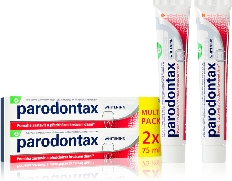 Parodontax Whitening Zahnpasta gegen Zahnfleischbluten