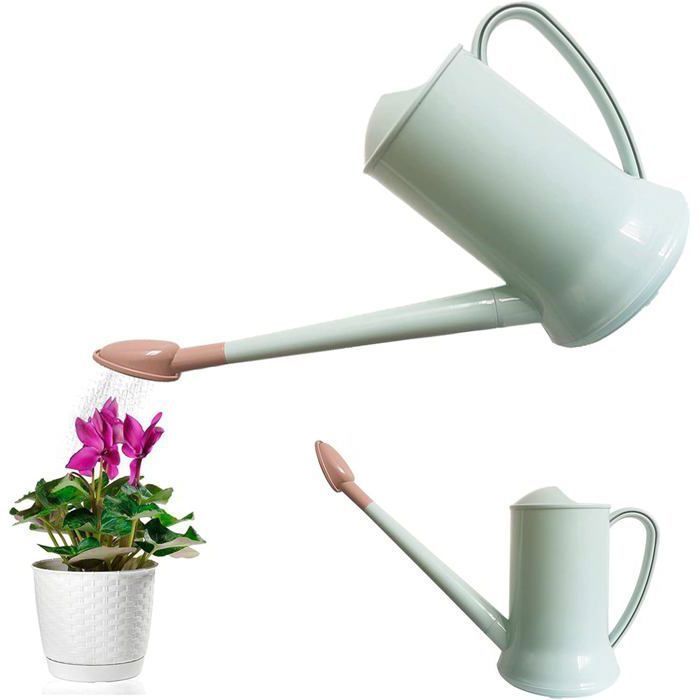 Arrosoir de2 litres à Long Bec en Plastique arroseur détachable Plante arrosoir Vaporisateur d'eau léger Bouteille d'arrosage Label