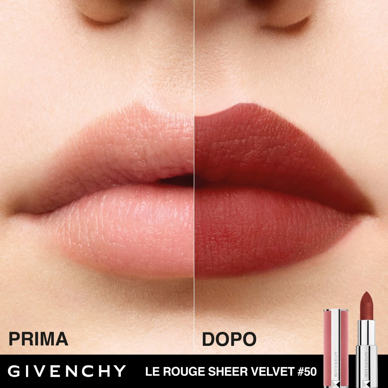Labbra Le Rouge Sheer Velvet - Rossetto mat, Rossetto