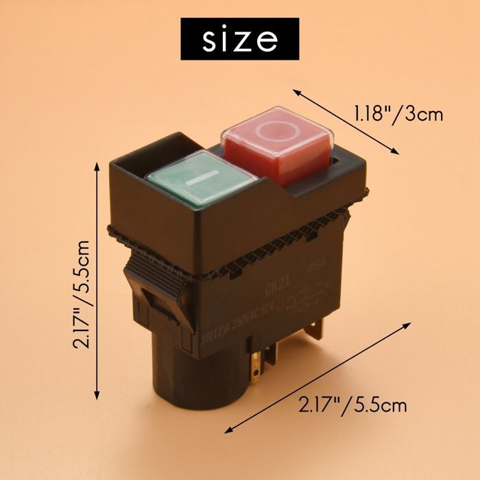 Interruptor electromagnético CK21 para mezcladora de concreto 240V