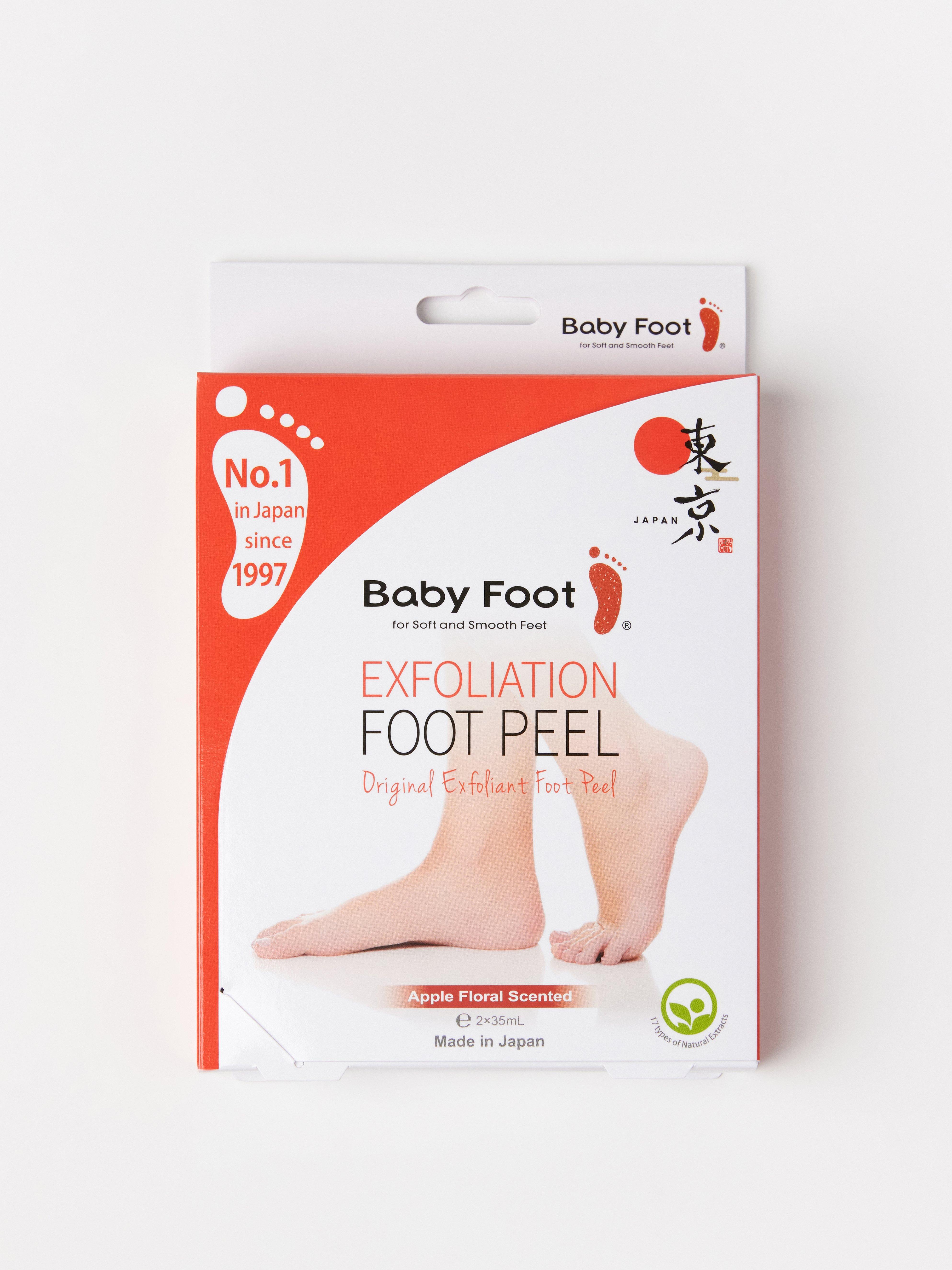 Exfoliace dětských nohou Peeling nohou Bez barvy