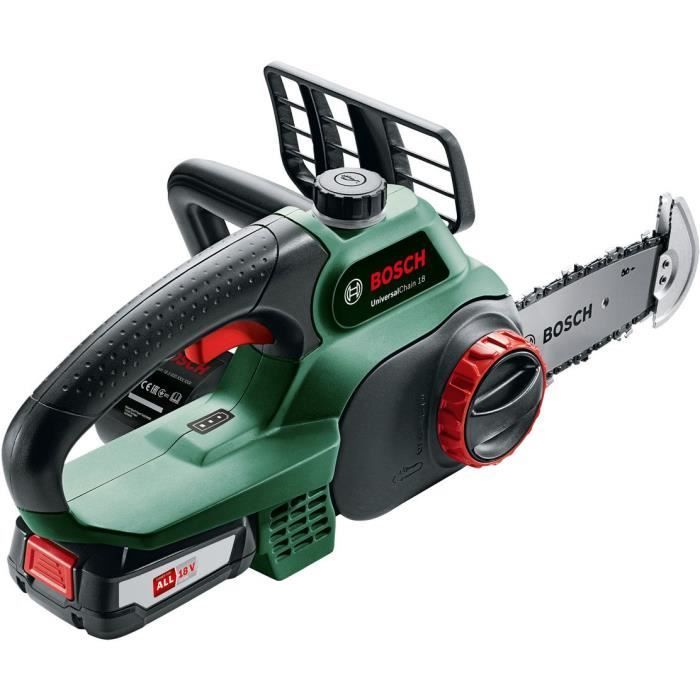 Motosierra inalámbrica BOSCH - UniversalChain 18 (Incluye: 1 batería de 18 V y 2,5 Ah)