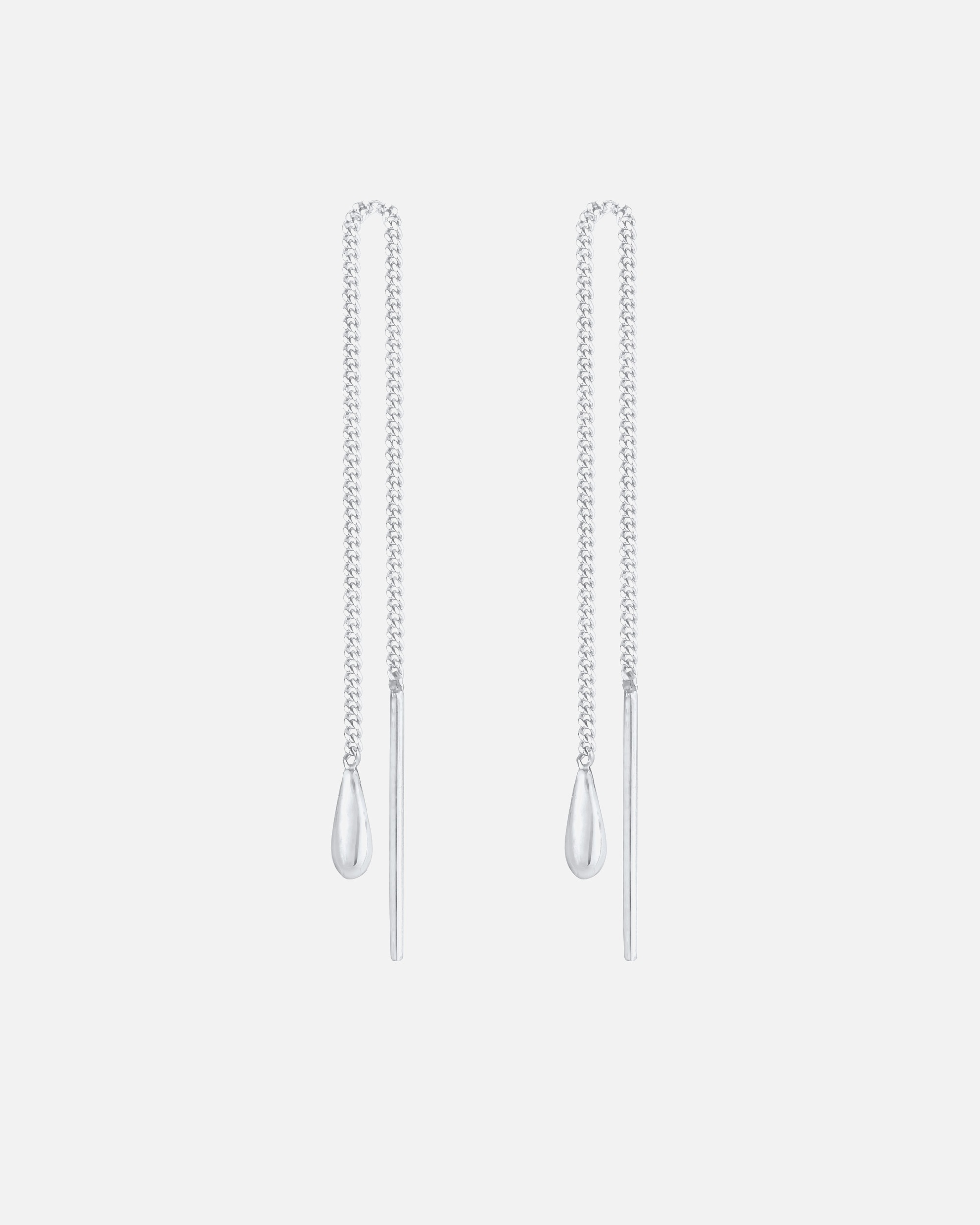 Elli Femmes Pendentif d'oreilles Goutte Pendentif Traversante Basique en Argent Sterling 925