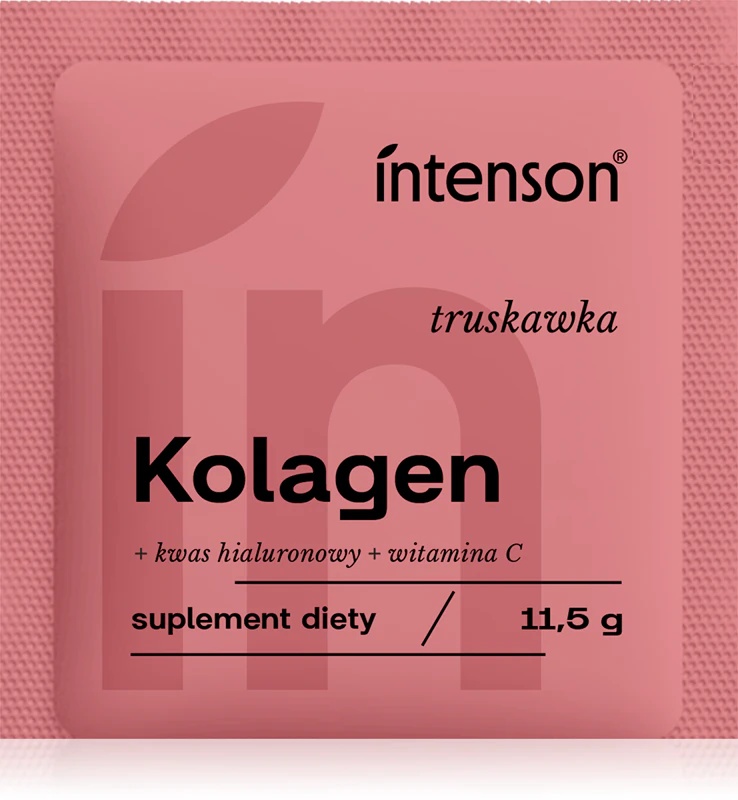 Intenson Kolagen + Vitamin C + Hialuronska kislina prehransko dopolnilo instant kolagen napitek s hialuronsko kislino