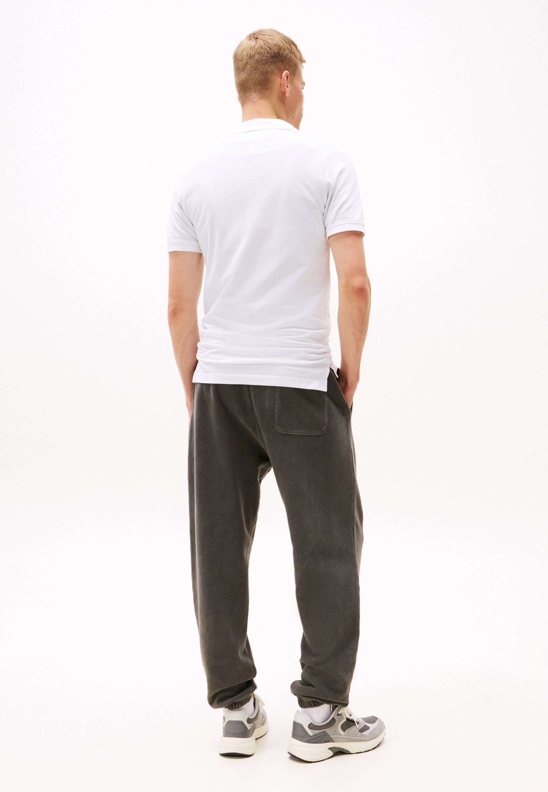 Polo Tommy Jeans ORIGINAL FINE SLIM FIT - blanc classique