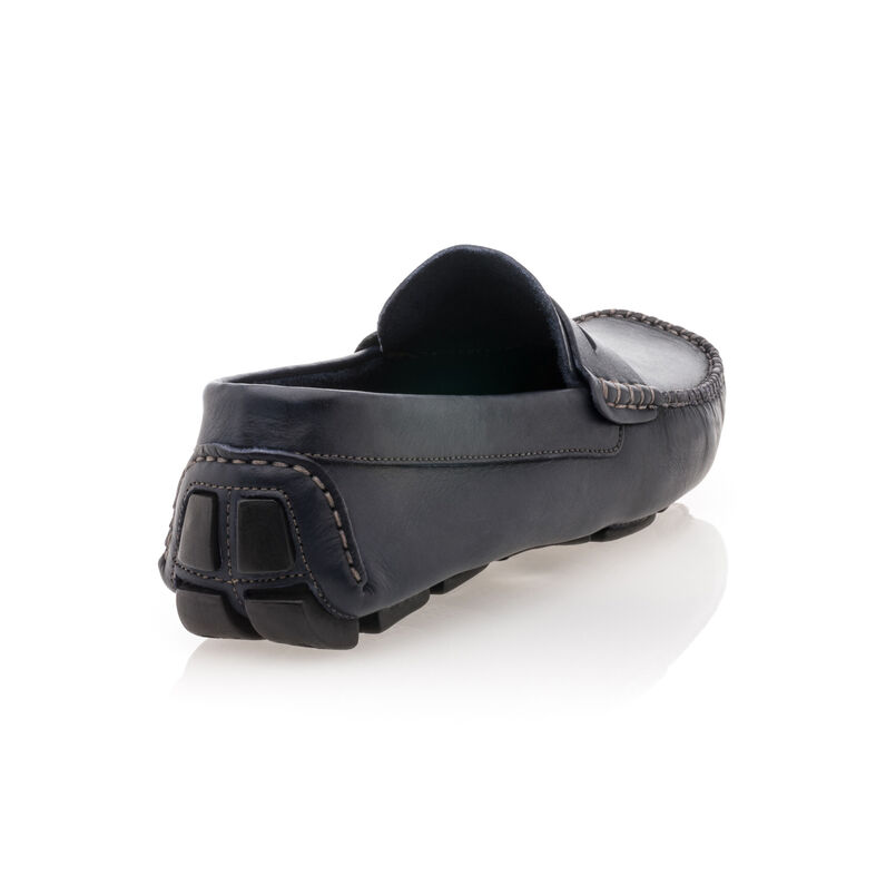 Mocasines/zapatos náuticos azules para hombre