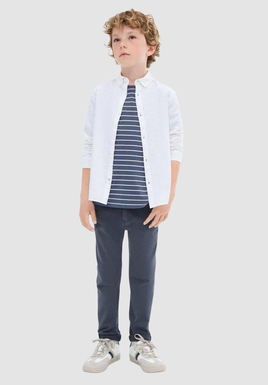 Jeans a gamba dritta Mango Kids - blu royal