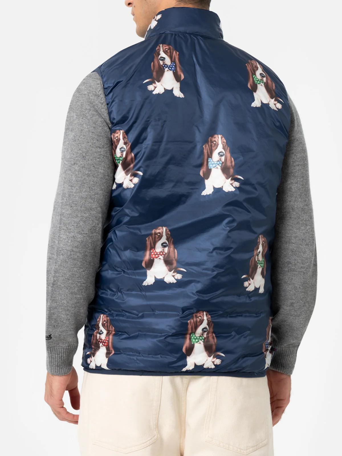 Aspen gewatteerd blauw vest