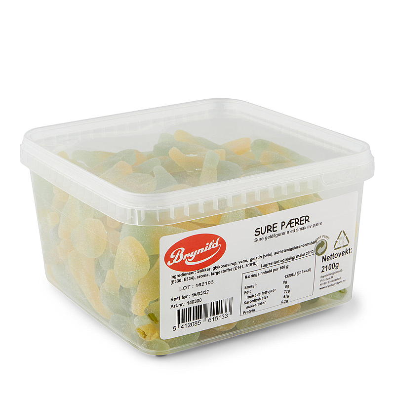 Brynild Sure Pærer 2,10 kg
