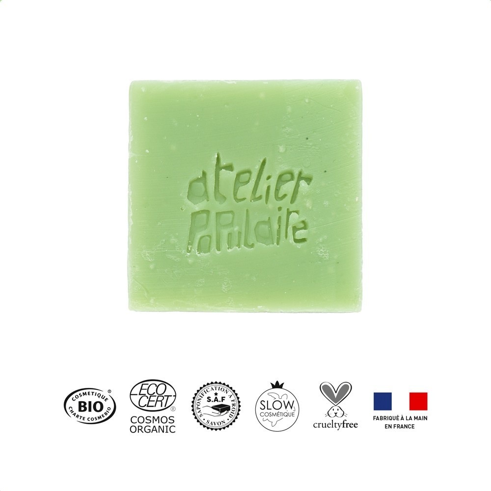 atelier populaire Le Pavé Tonique | Savon à froid surgrascertifié BIO