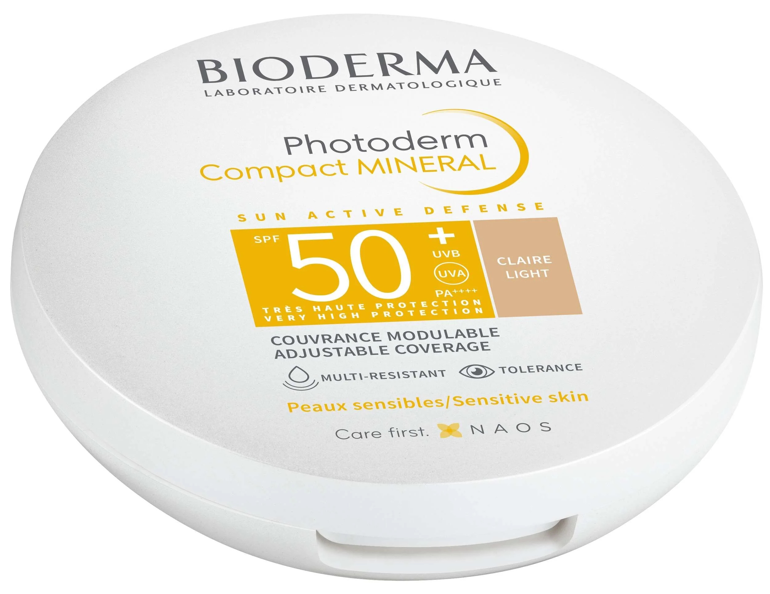 BIODERMA Photoderm compacte minerale crème Claire SPF50+ 10 ml