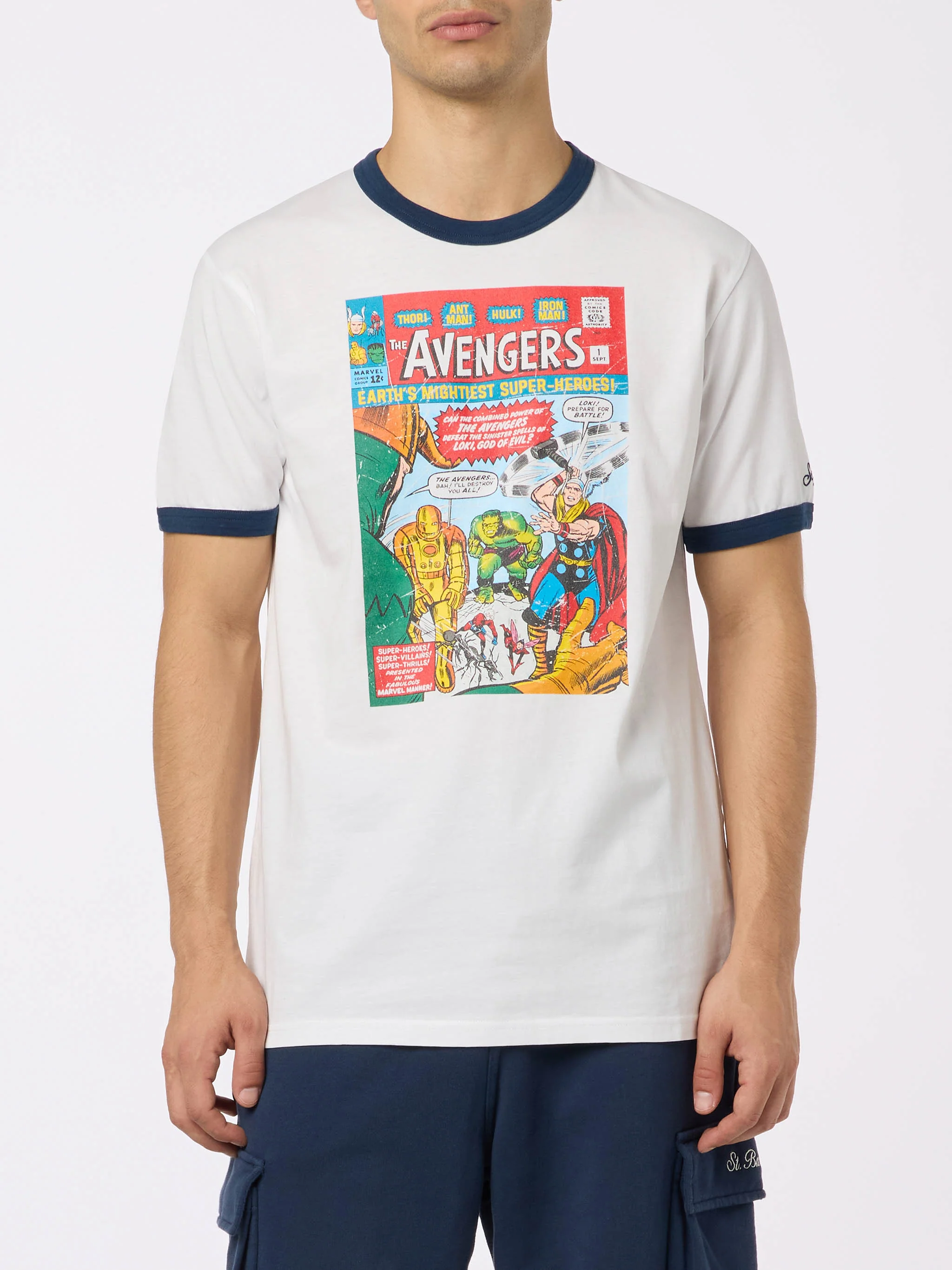 Herren-T-Shirt aus Baumwolle mit Avengers-Print | MARVEL SPECIAL EDITION