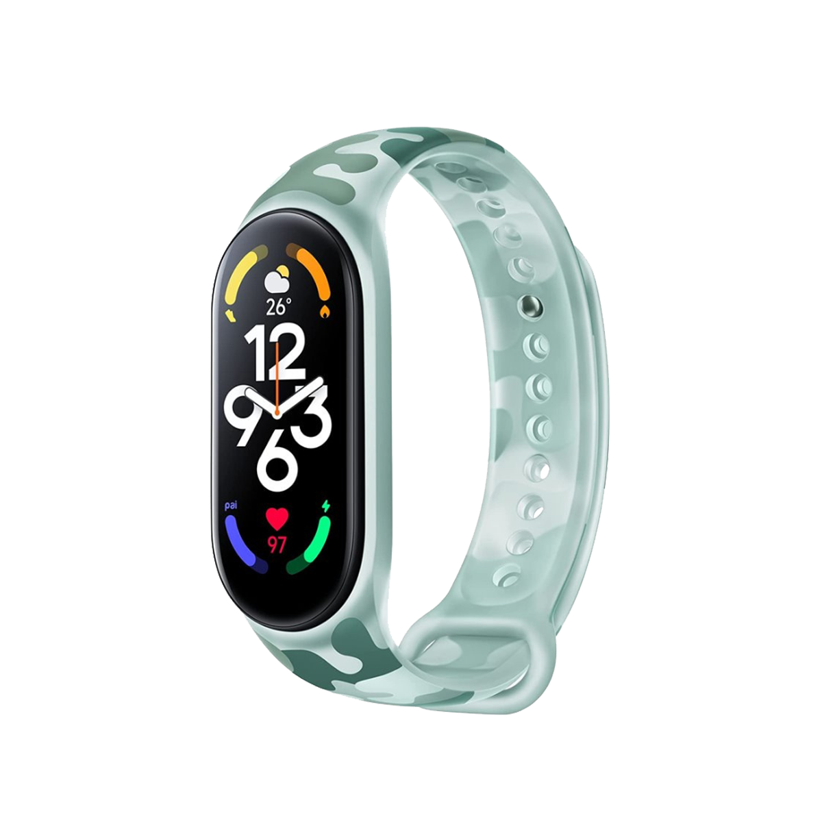 Bracelet pour Xiaomi Smart Band 7, vert kaki