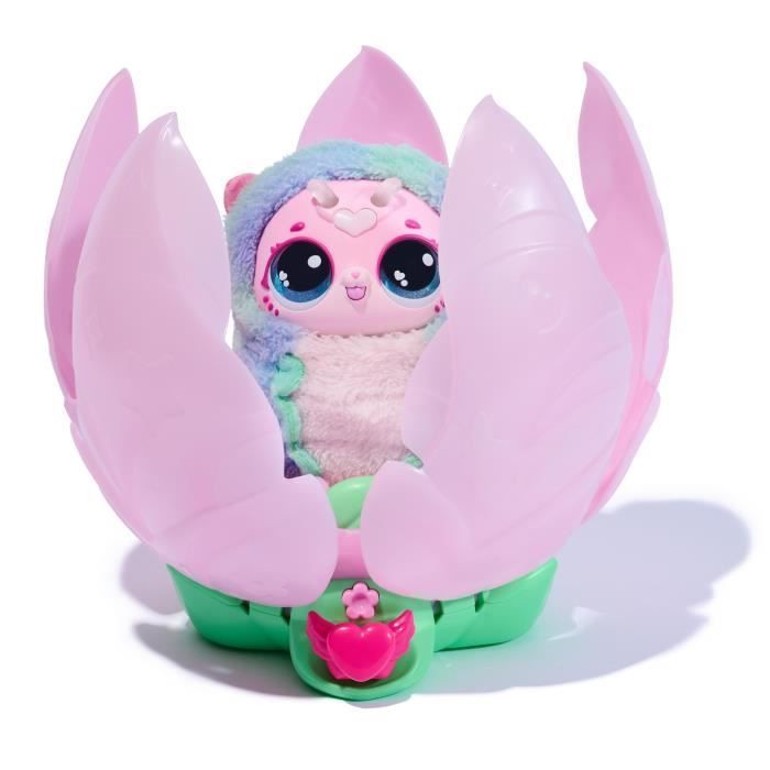 Bloomables Mi Flor Mágica, 100 Sonidos y Reacciones, Kittyfly de Hatchimals, Para mayores de 5 años, Modelo aleatorio