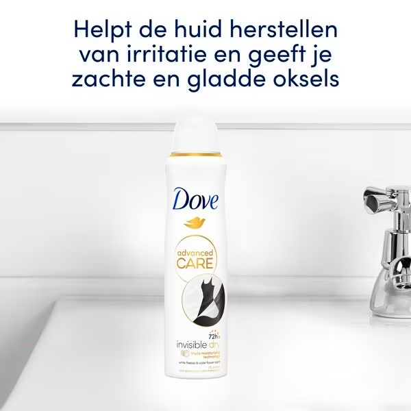 Dove Advanced Care Invisible Dry Clean Touch антиперспирантни дезодоранс у спреју 150 мл