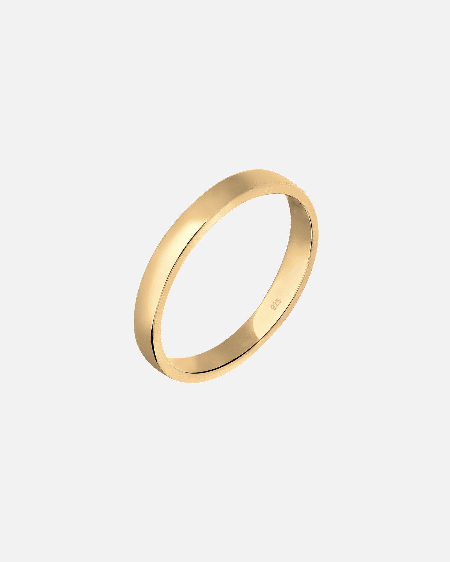 Elli Femmes Fiançailles Simple Élégant en Argent Sterling 925