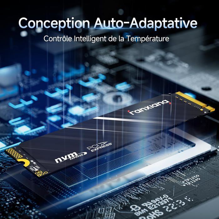Unidade de estado sólido interna Fanxiang S690Q NVMe de 1 TB M.2 2280 PCIe 4.0