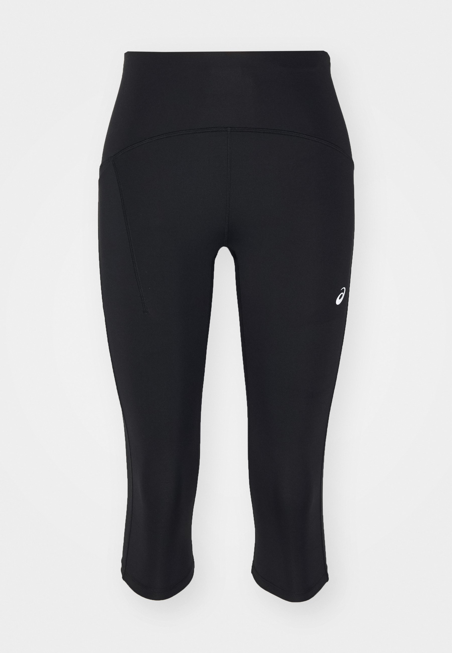 ASICS ROAD HIGH WAIST CAPRI - 3/4 sportbroek - zwart