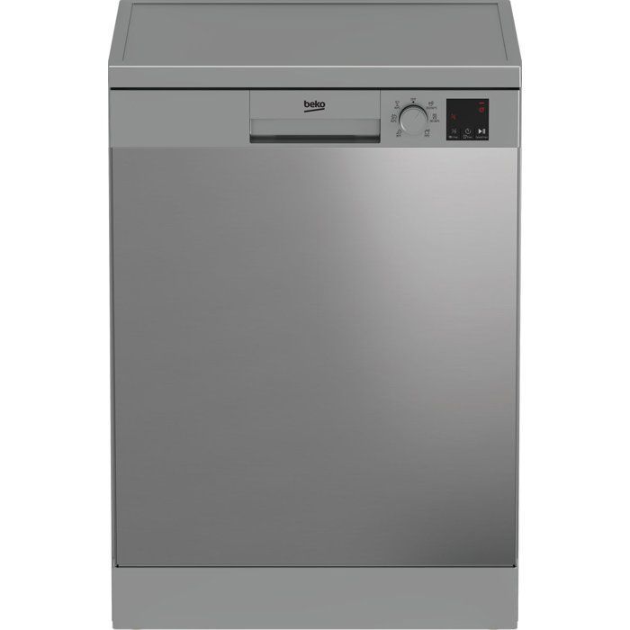 Lave-vaisselle pose libre BEKO Série b100 DVN06430X - 14 couverts - L60cm - 47 dB - Ouverture auto - Inox