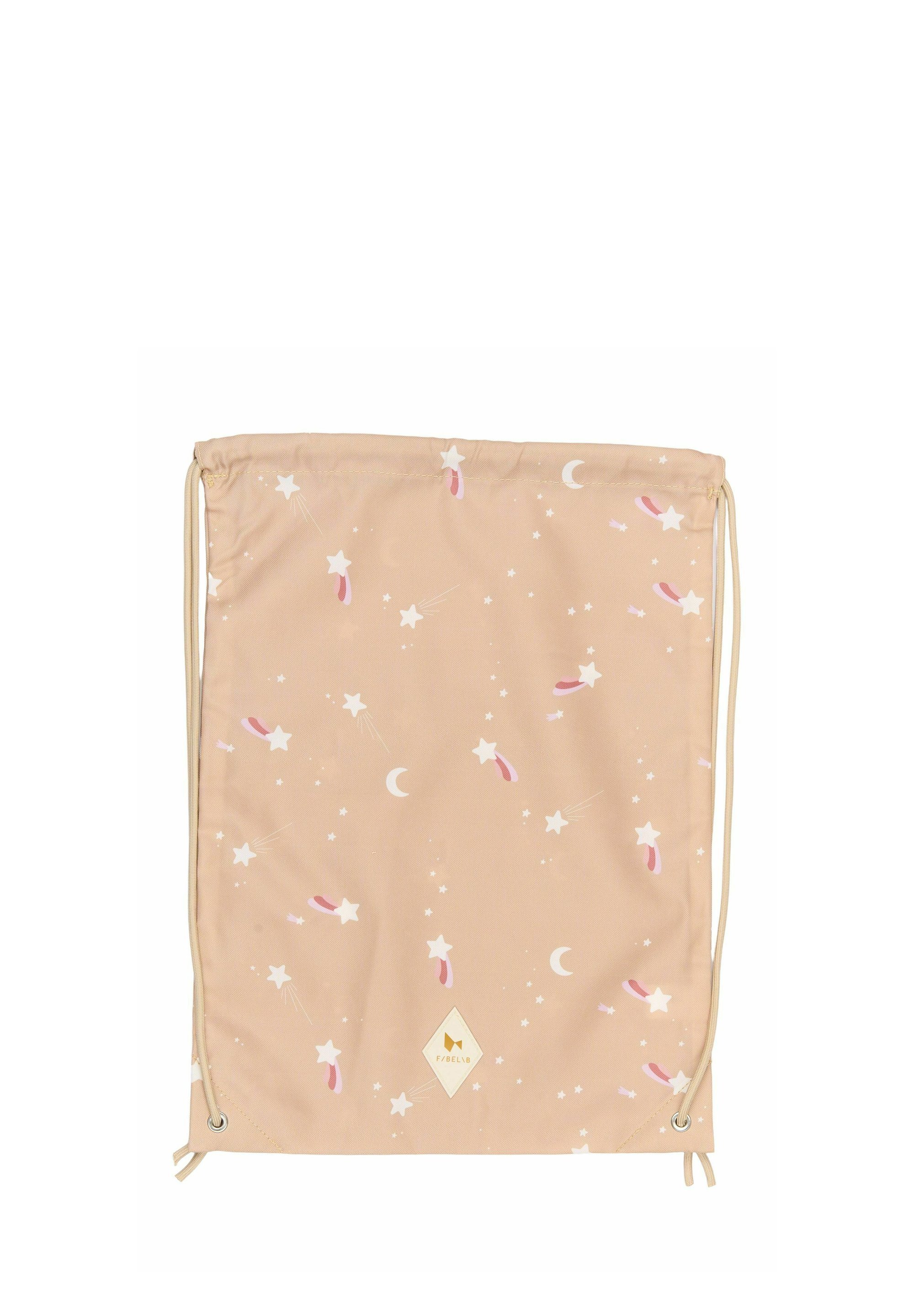 Fabelab STRING - SHOOTING STAR - Sportska torba s vezicama - višebojni print