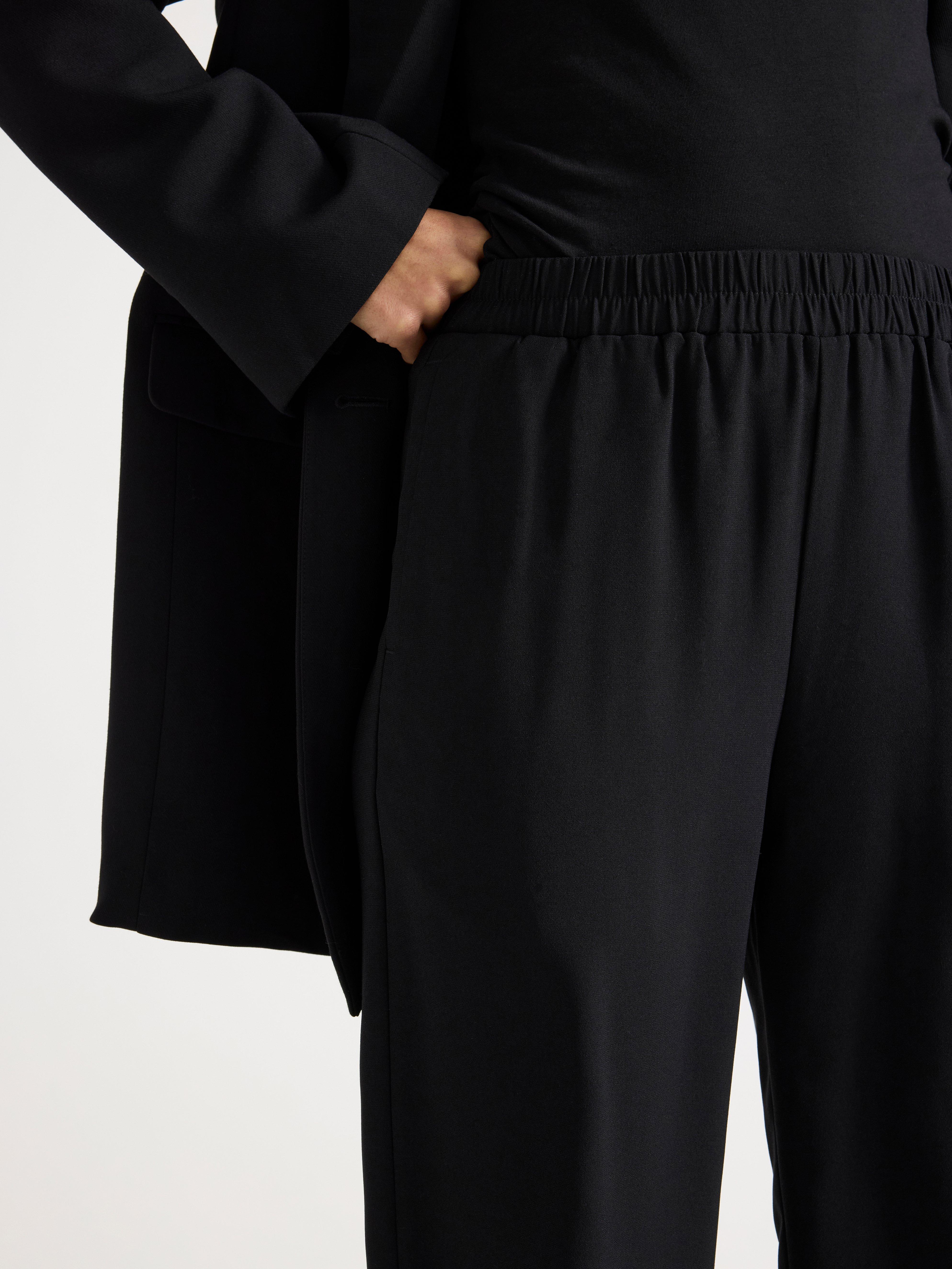 Pantalones rectos BELLA negros