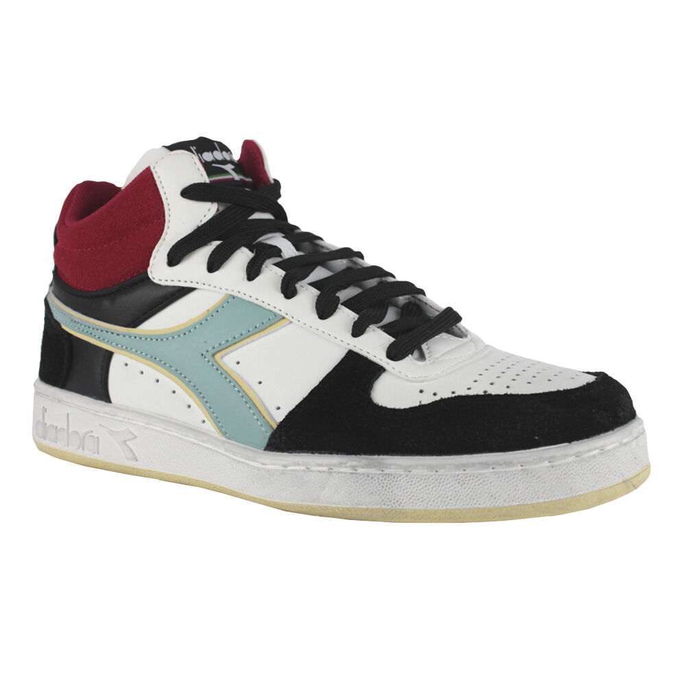 Diadora Sneakers 501.179009 D0096 Weiß/Schwarz/Litschi