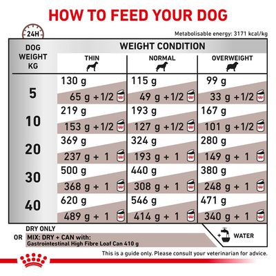 Royal Canin Integratore Veterinario per Cani Gastrointestinali ad Alto Contenuto di Fibre