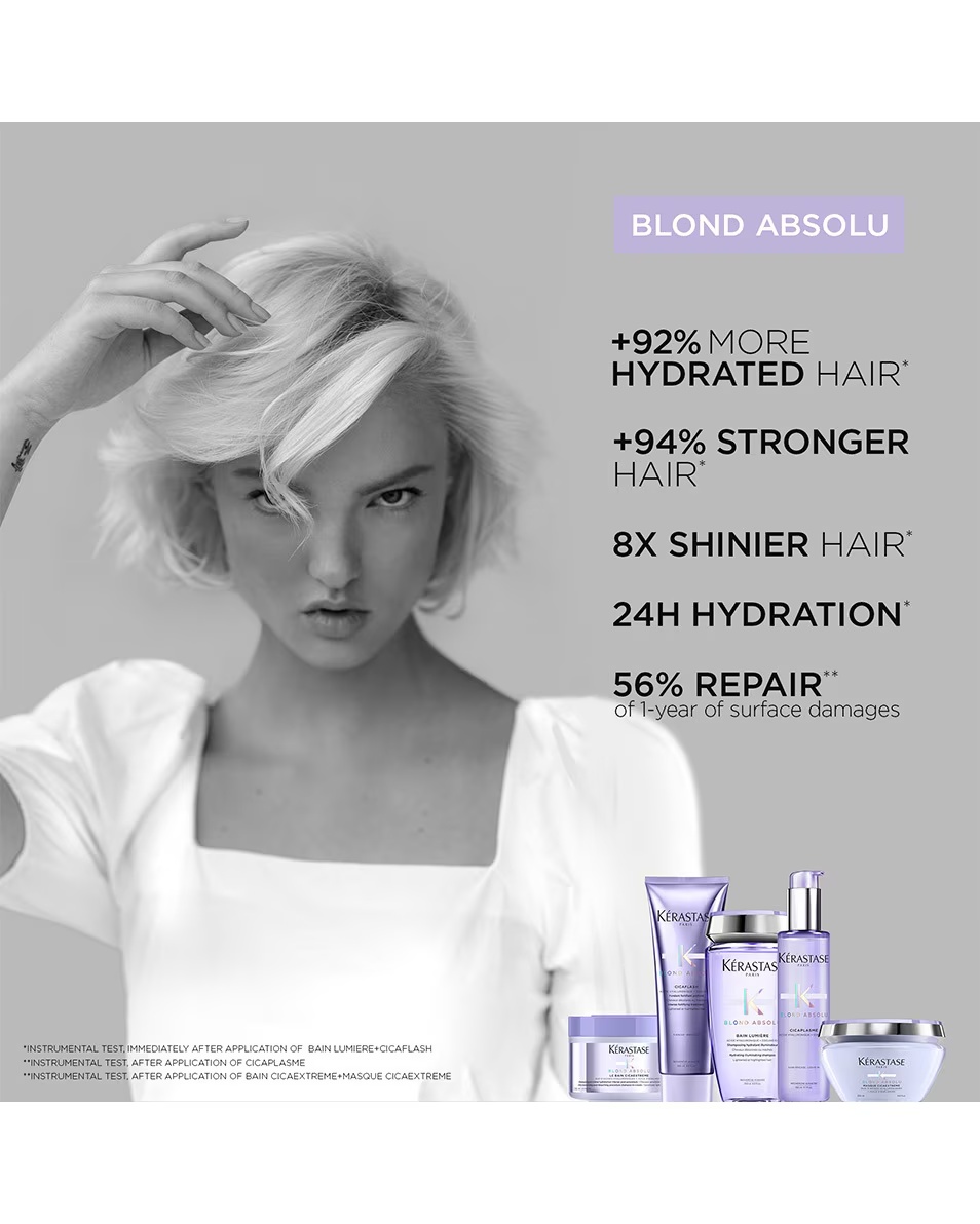KÉRASTASE BLOND ABSOLU SÉRUM CICANUIT INTENSE ATSTATYMAS NAKTINIS SERUMAS BLONDIEMS PLAUKAMS