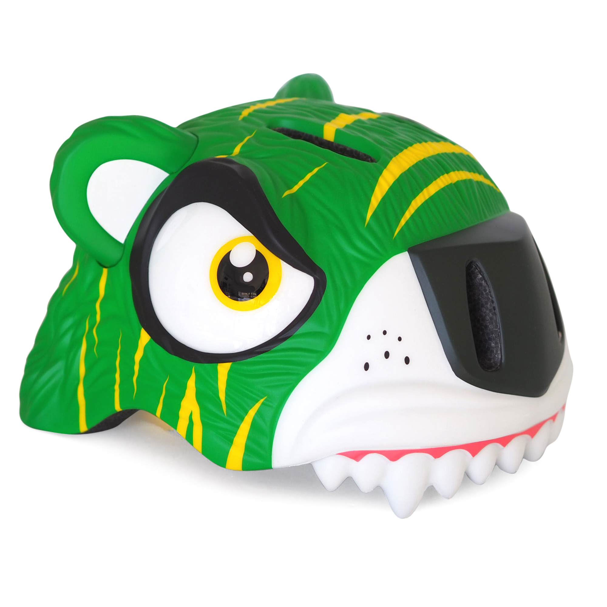 Kinderfahrradhelm | Green Tiger | Crazy Safety | EN 1078-geprüft