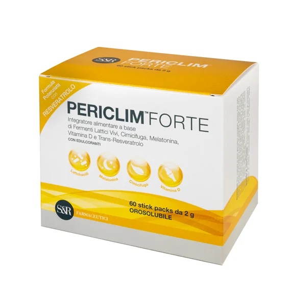 S&R PHARMACEUTICI Periclim Forte 60 sticks voedingssupplement voor de menopauze