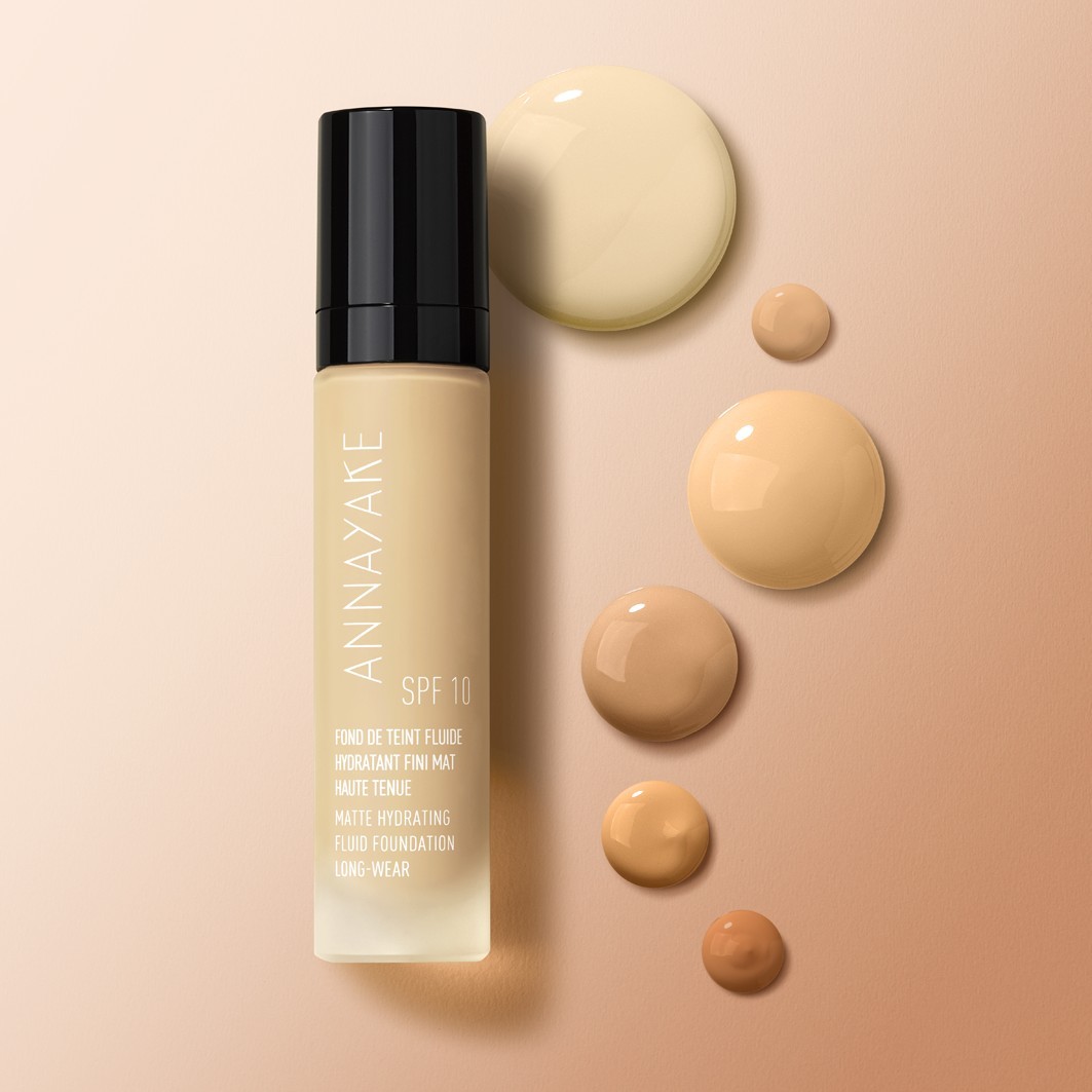 Annayake Matte Foundation, hydratačný tekutý podklad s dlhotrvajúcou fixáciou, SPF 10 – 30 ml