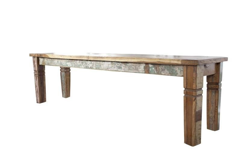 SPIRIT Ławka #34 Drewno z odzysku lakierowane 140 cm