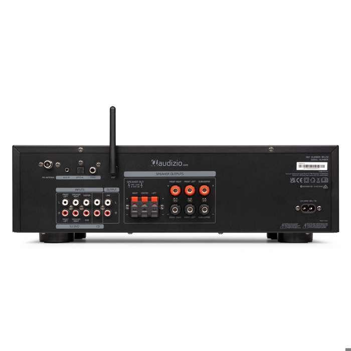 Audizio AV560EQ - 5.1 390W Home Cinema Amplifier with Bluetooth, USB, FM & Karaoke | Black