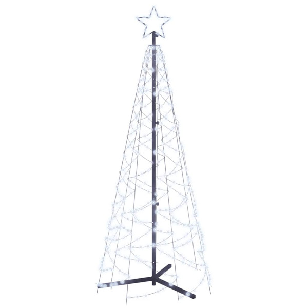 Ozdoba w kształcie choinki Biały 180 x 70 cm vidaXL