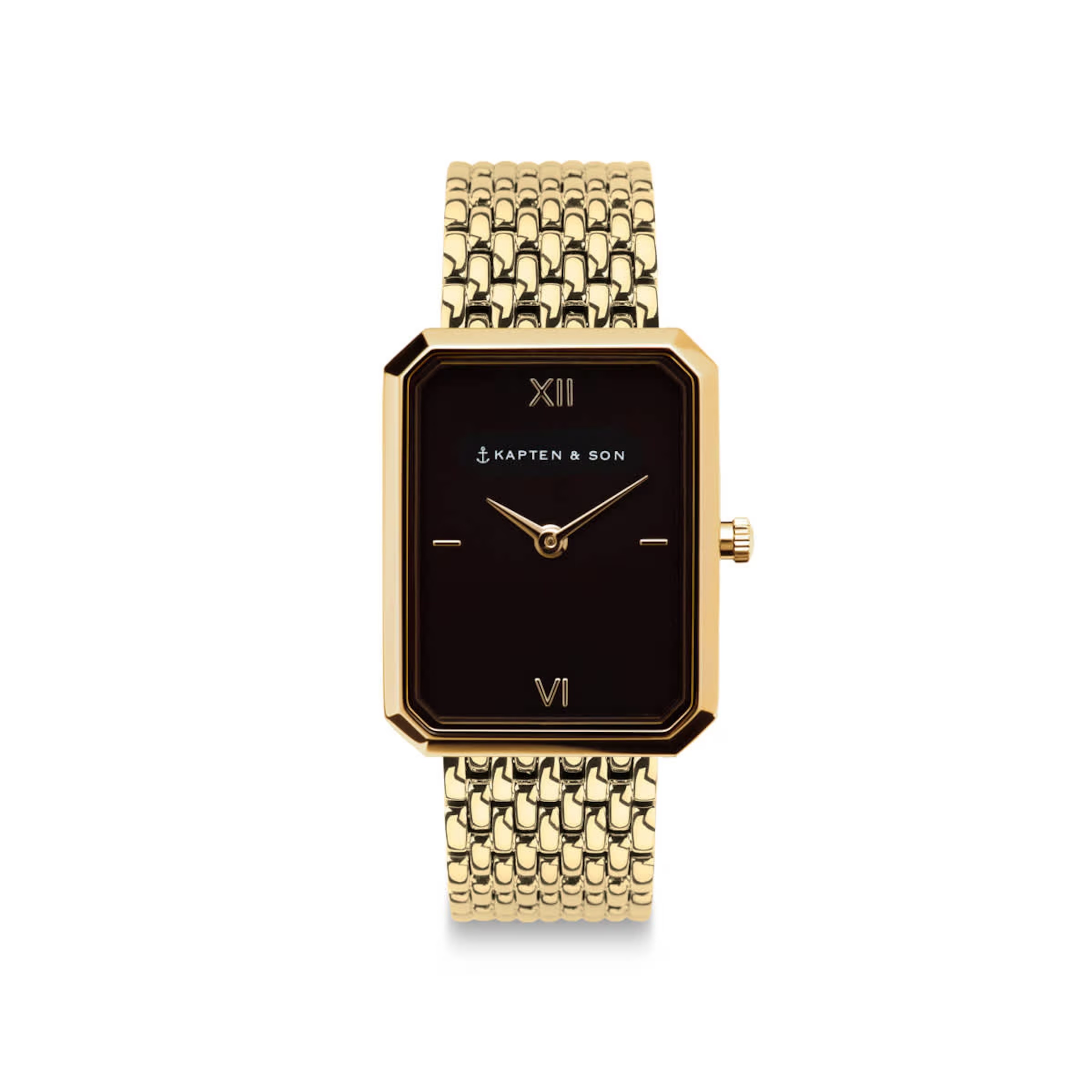 Acier tissé noir Grace Gold
