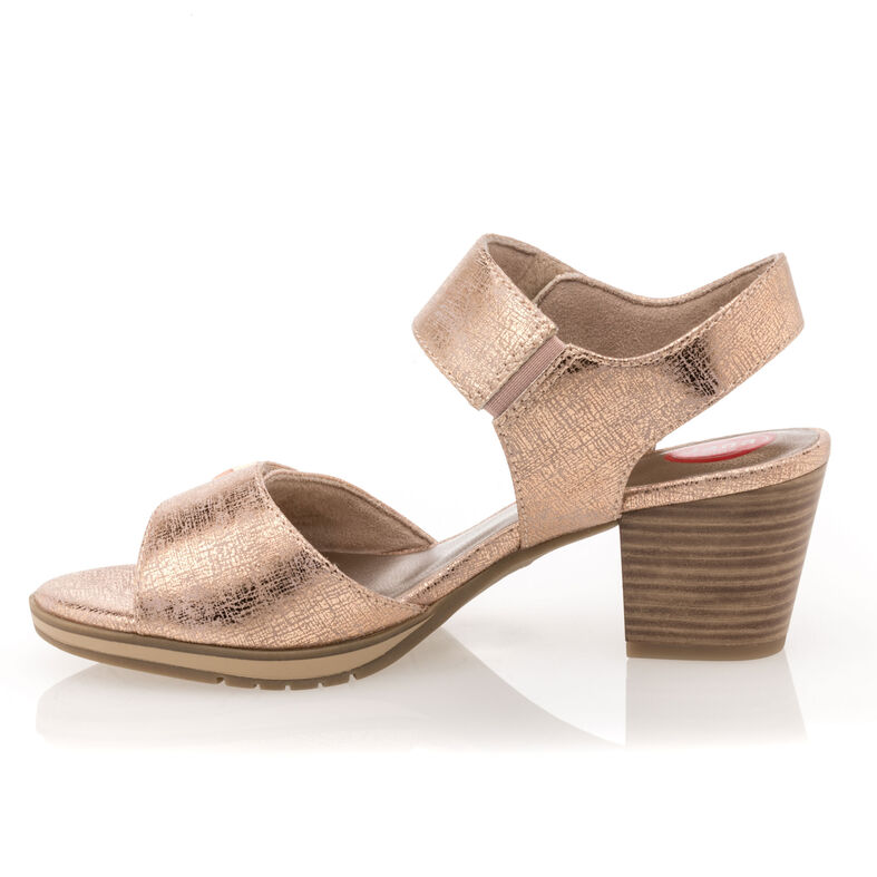 Sandalias rosas para mujer / Zapatos de punta abierta