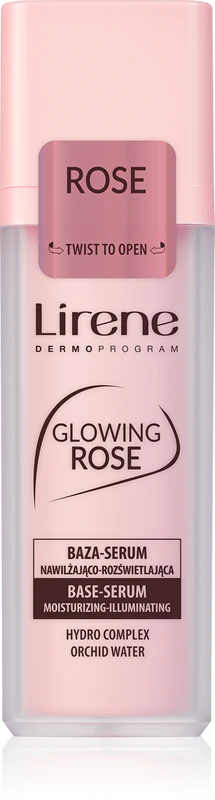 Base sérum iluminadora Lirene Base Glowing Rose